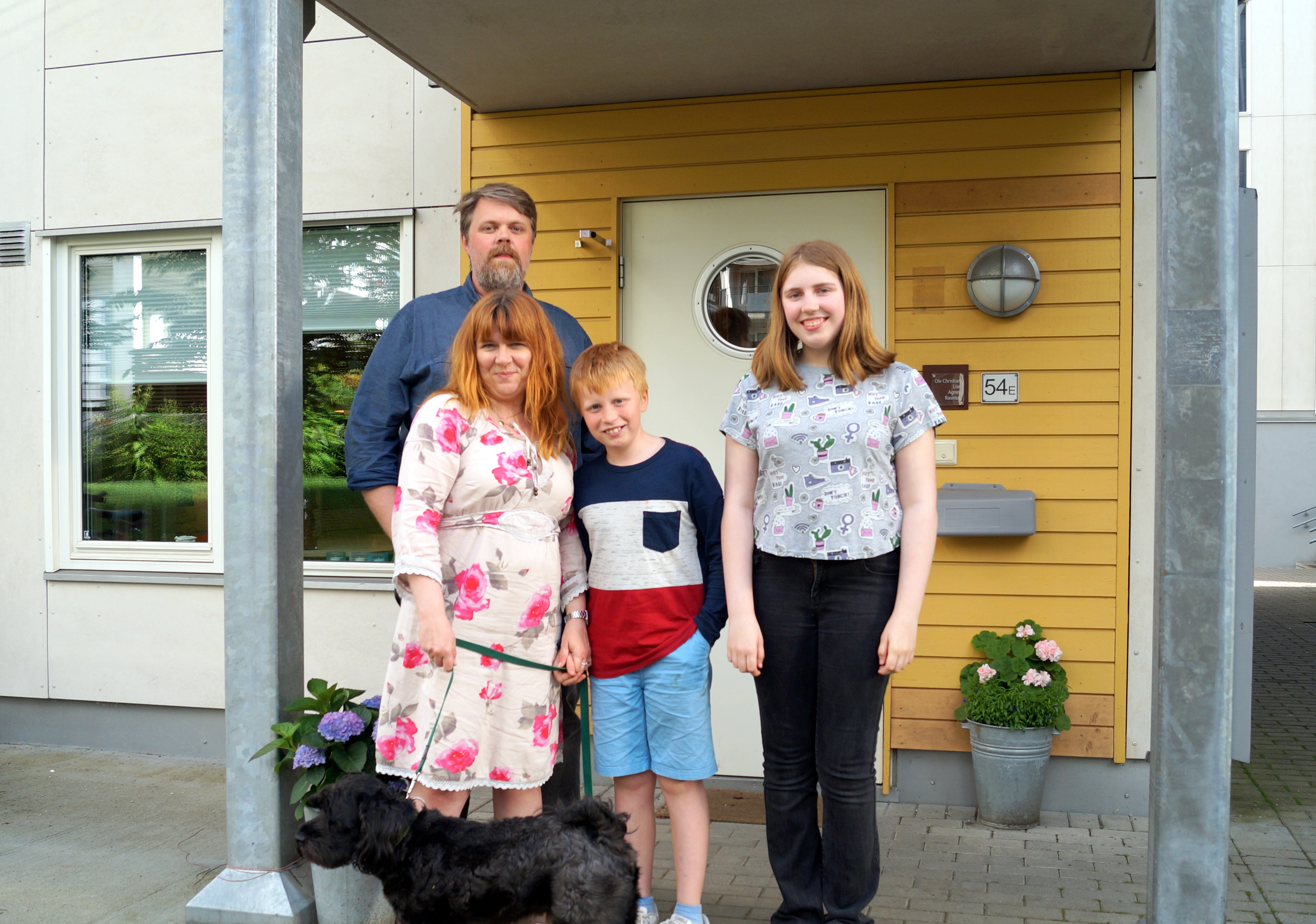 Bilde av familien Roesen Rønningen