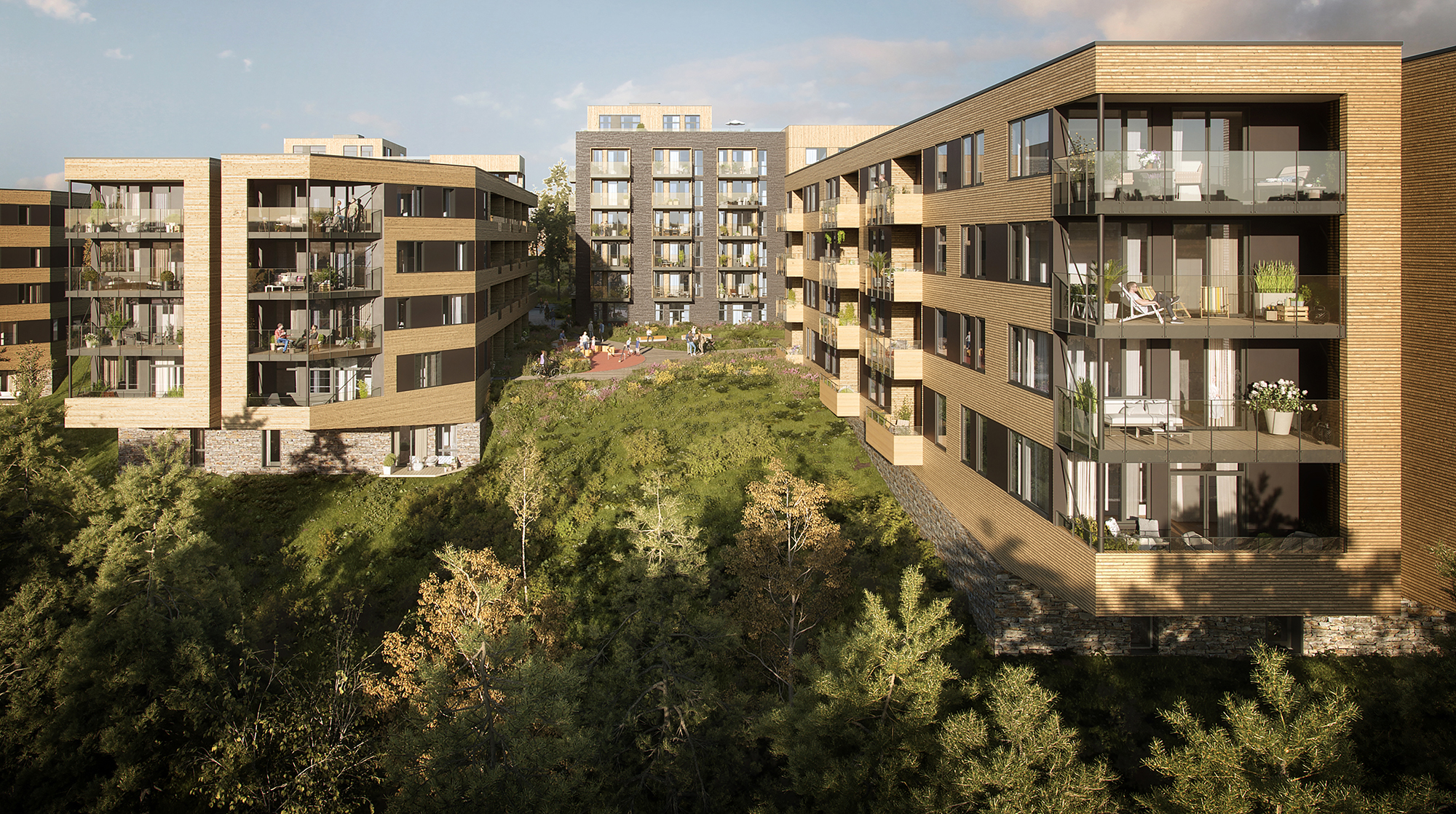 Boligområdet Sandsli 360 i Bergen